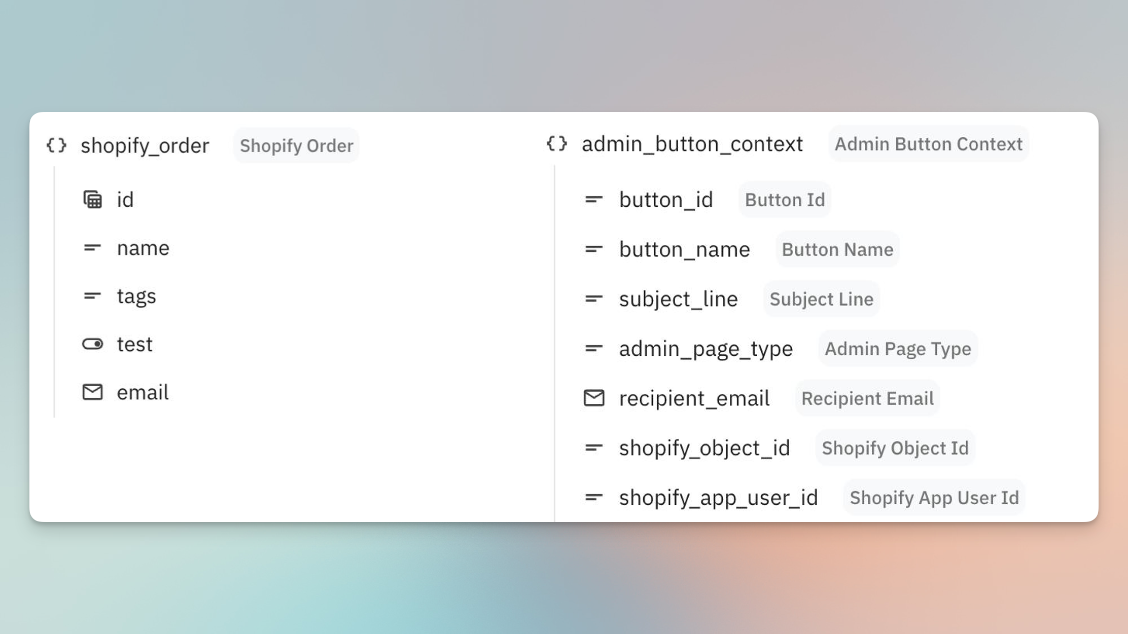 Relay.app workflow trigger in Shopify admin